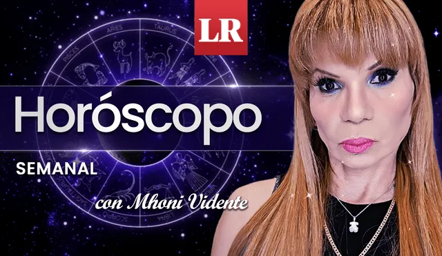 Conoce el horóscopo semanal de Mhoni Vidente. Foto: La República