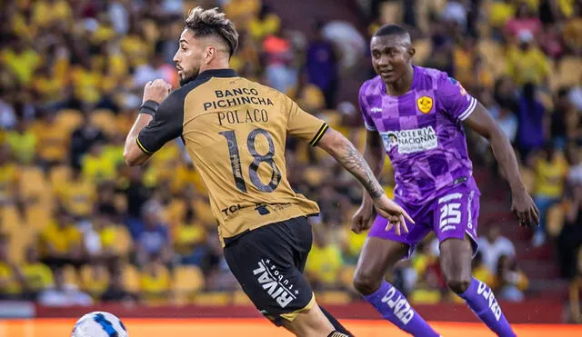 El club torero empezó perdiendo frente a Aucas, pero pudo igualar en el segundo tiempo. Foto: Barcelona SC