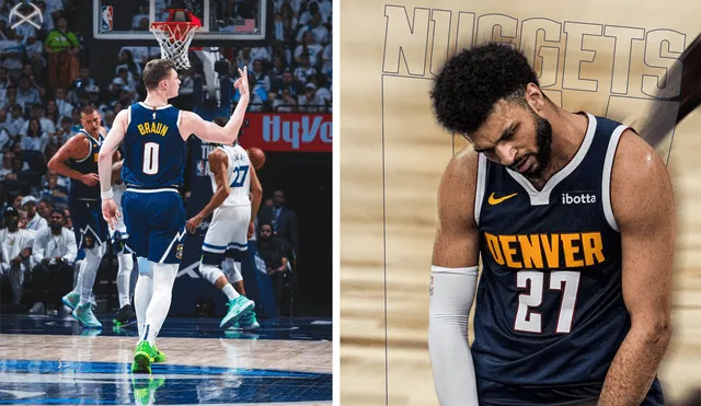 Con Karl-Anthony Towns, Nuggets sorprendió a Timberwolves en su propia casa y puso la paridad en la serie. Foto: composición LR/Nuggets