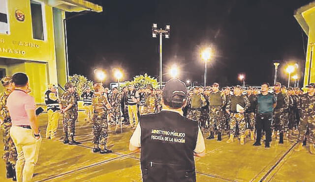 búsqueda. Los operativos son constantes en esa zona. Foto: difusión