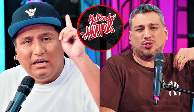 Ricardo Mendoza y Jorge Luna agradecieron por los memes e imitaciones que les hicieron tras polémica. Foto: composición LR/YouTube/Hablando Huevadas