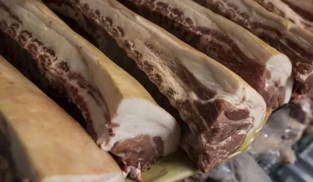 Carne de cerdo. Midagri y Cancillería buscan ampliar la oferta exportable hacia China. Foto: AFP