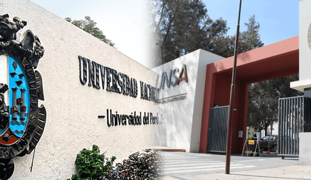 UNMSM y UNSA son las universidades nacionales con mayor presupuesto del Perú. Foto: composición LR/Andina