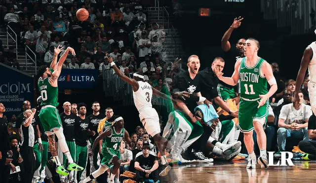 Celtics sacó un triunfazo en el game 4 fernte a Cavaliers resultado y se puso 3-1 arriba en la serie de playoffs. Foto: composición LR/Celtics