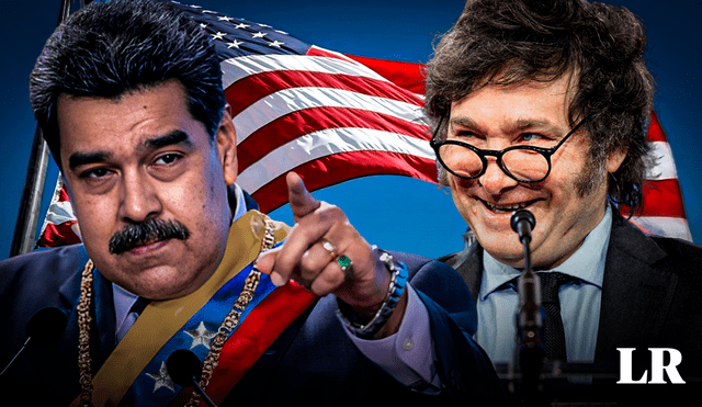 El presidente venezolano, Nicolás Maduro, y el mandatario argentino, Javier Milei. Foto: composición de Gerson Cardoso/LR/AFP. Video: PUNTO DE ENCUENTRO LATINOAMERICA