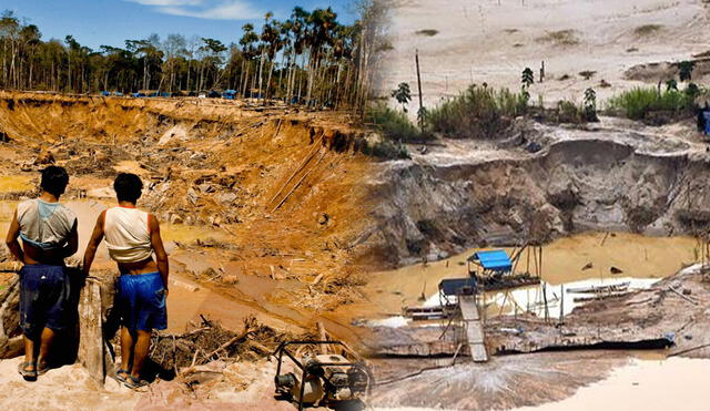 Minería ilegal afecta a varias regiones, de acuerdo con reciente informes. Foto: composición LR/Mininter
