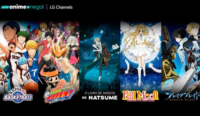 Plataforma de animes estará disponible gratis en los televisores de LG. Foto: Anime Onegai