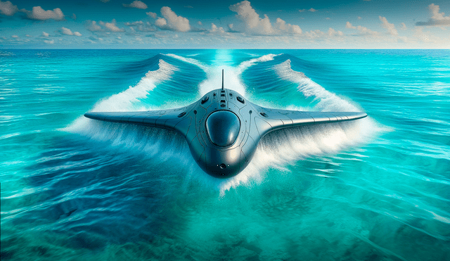Con este nuevo submarino de alta tecnología, Estados Unidos busca mejorar sus funciones a través del mar. Foto: IA/GPT