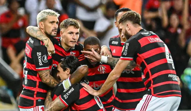 Pese a la goleada, Flamengo marcha segundo con 7 puntos y Bolívar es líder con 10. Foto: Conmebol