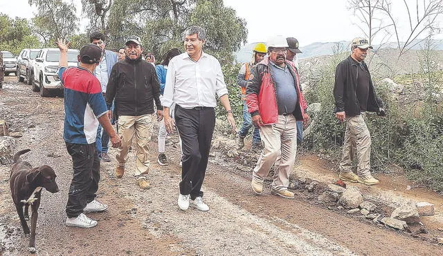 En la mira. Gobernador Wilfredo Oscorima recibió millones de soles por parte del Ejecutivo, pero no cumplió con dar mantenimiento a la vía Los Libertadores. Foto: difusión