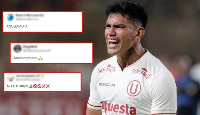 José Rivera se perdió los 2 últimos partidos de Universitario en Copa Libertadores. Foto: composición de LR/Luis Jiménez/captura de X