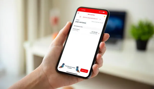 Para transferencias interbancarias se deberán afiliar a través de la app p de la banca por internet. Foto: difusión