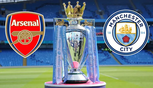 Arsenal tiene 13 campeonatos de la Premier League, contra 9 del Manchester City. Foto: AFP