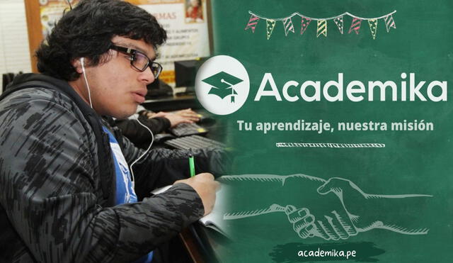 Esta academia peruana se ha convertido en una excelente alternativa para los estudiantes. Foto: composición LR/Academika/Andina.pe