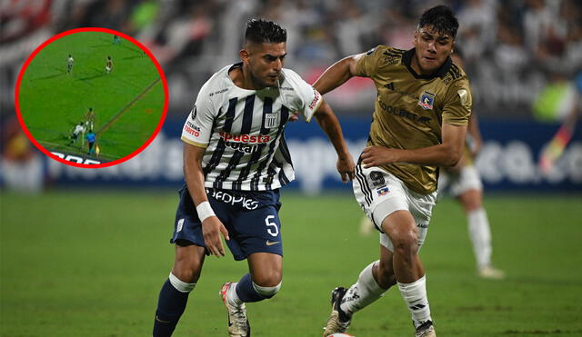 Alianza Lima empató 1-1 con Colo-Colo por la quinta fecha del Torneo Apertura. Foto: captura ESPN/AFP