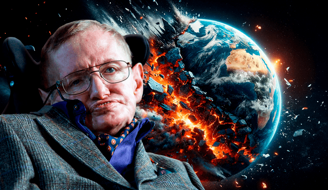 Durante una sesión de preguntas de las Conferencias Reith de BBC, Hawking reveló cuándo cree que se acabará el tiempo de la Tierra. Foto: Composición LR | AFP | IA