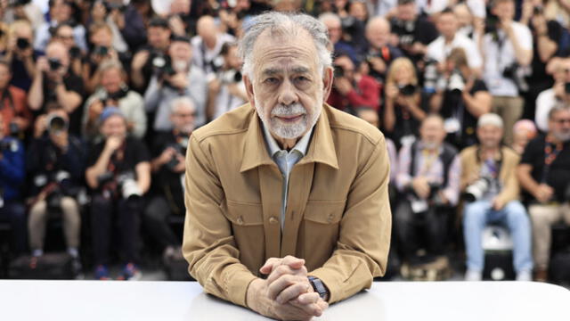 Célebre director Francis Ford Coppola llegó al Festival de Cannes y habló de sus proyectos, de su legado y de la muerte. Foto: AFP