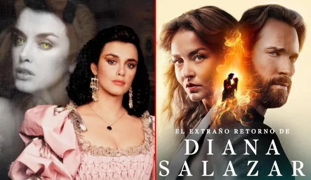 La serie original de 'El extraño caso de Diana Salazar' se estrenó en 1988 y tuvo 196 capítulos. Foto: composición LR/Vix/Televisa