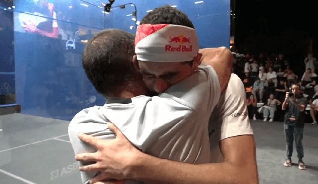 Diego Elías se impuso al número 3 del mundo en la final del Mundial de Squash. Foto: PSA World Tour