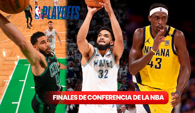 Las Finales de Conferencia de la NBA pueden extenderse hasta este lunes 3 de junio. Foto: composición LR / AFP