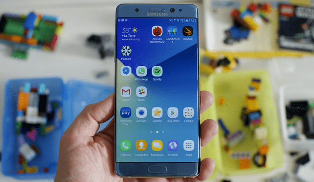 El Samsung Galaxy Note 7 se lanzó en el 2016. Foto: Xataka