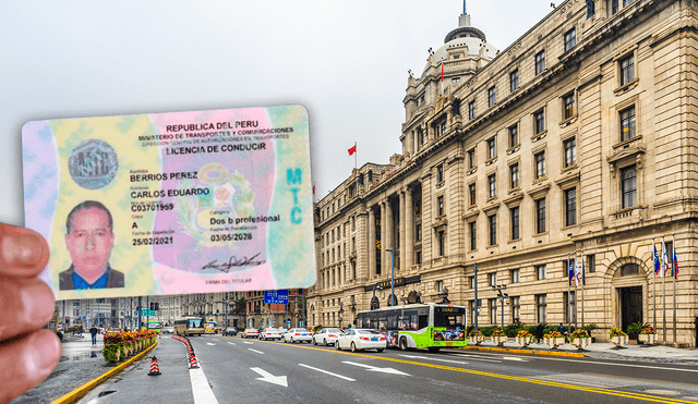 Es fundamental tener la licencia peruana actualizada para obtener el brevete internacional. Foto: composición LR/Freepik/Andina