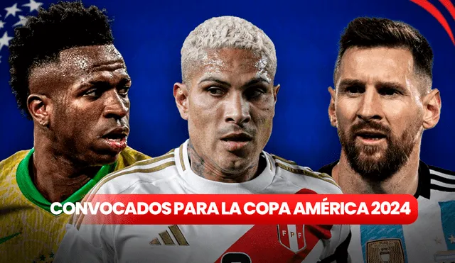 Paolo Guerrero, Vinícius y Lionel Messi serán las principales figuras de esta Copa América. Foto: composición de Jazmin Ceras/GLR