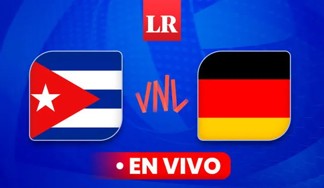 Cuba llegará a este compromiso frente a Alemania luego de medir fuerzas con su similar de Brasil por la VNL 2024 masculina. Foto: composición LR