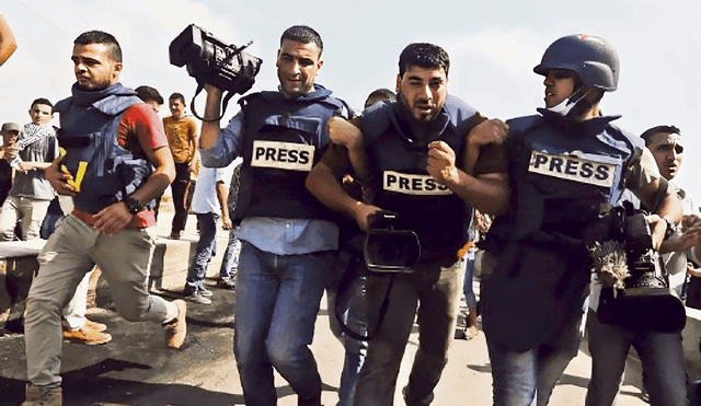 Condena inmediata. Medios internacionales catalogaron el acto como ataque a la prensa. Foto: AFP