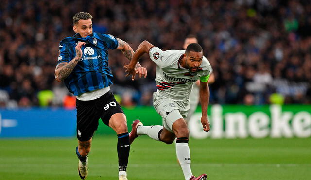 Atalanta y Bayer Leverkusen protagonizaron un partidazo por la final de la Europa League. Foto: AFP