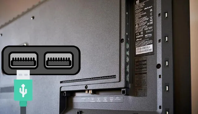 El puerto USB permite mejorar tu experiencia al usar tu Smart TV. Foto: ComputerHoy