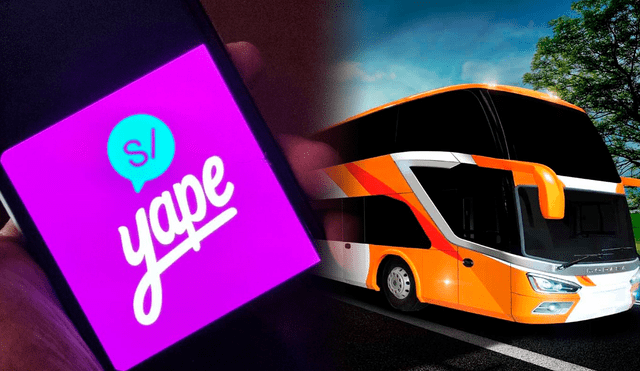 Yape implementaría nueva función que permite a los usuarios comprar pasajes de buses interprovinciales. Foto: composición LR/Andina.