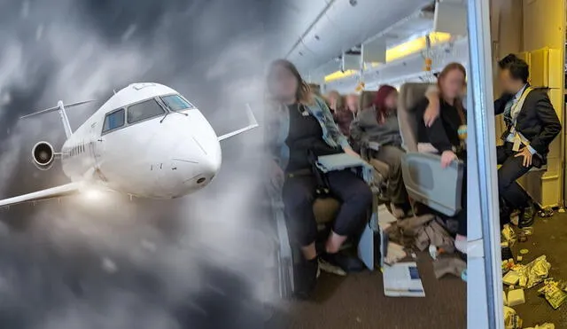 Las turbulencias en aviones son movimientos incontrolables causados por variaciones en las corrientes de aire. Foto: composición LR/CNN