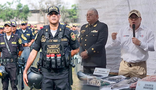 Cambios se vienen dentro de la Policía, de acuerdo al ministro del Interior. Foto: composición LR/Claudia Beltrán/Yolanda Goicochea/El Peruano