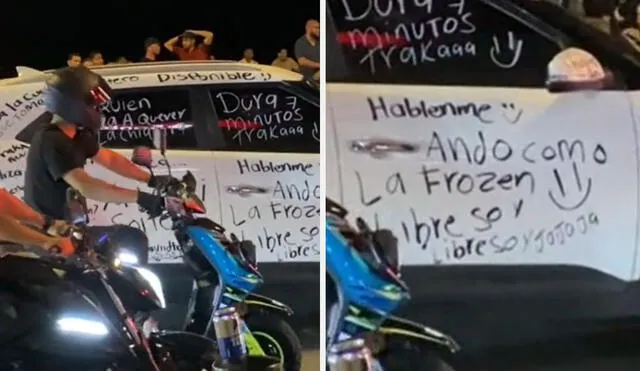 "Los de las motos van muriendo de risa", indicaron cibernautas. Foto: composición LR/TikTok