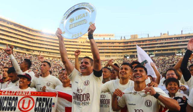 Universitario se coronó ganador del Torneo Apertura de la Liga 1 2024. Foto: La República/Luis Jiménez