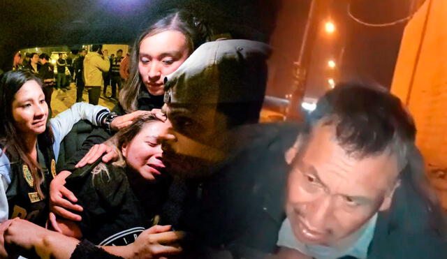 Detención del cuarto hombre se transmitió en vivo por diferentes medios de comunicación. Foto: composición LR/PNP