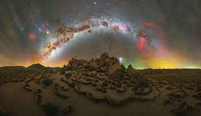 Argentina y Chile se encuentra en el ranking del portal Capture the Atlas que recopiló las mejores imágenes de la Vía Láctea. Foto: Lorenzo Ranieri