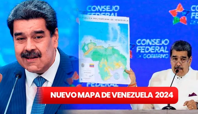 Nicolás Maduro anunció la anexión del Esequibo a Venezuela. Foto: composición LR/CFG