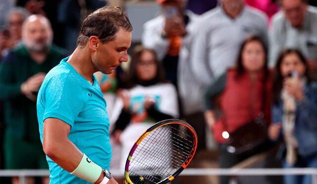 El sueño de Rafa se trunca en primera del Roland Garros. Foto: AFP