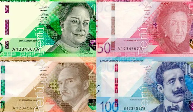 El BCR recomienda reconocer billetes de soles peruanos con el método 'Toque, Mire y Gire'. Foto: BCR