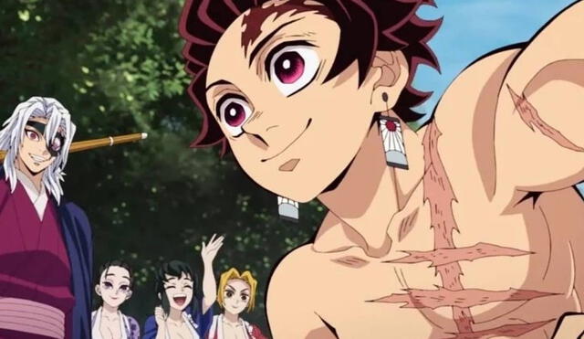 Tanjiro demostró su buena forma física en el capítulo anterior de ‘Kimetsu no Yaiba’. Foto: Ufotable