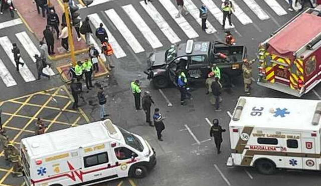 Unidad médica se dirigía a Jesús María a atender una emergencia. Foto: Difusión