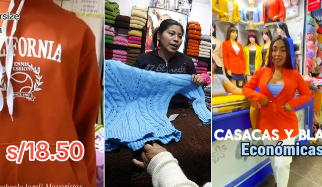 Gamarra es uno de los principales emporios textiles del país. Foto: composición LR (Andina/Instagram).