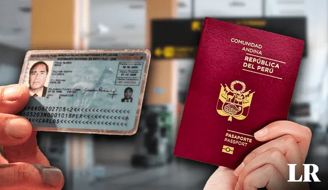 Los peruanos que deseen viajar al extranjero deben asegurarse de contar con un documento de identificación válido, como el DNI o pasaporte. Foto: composición LR de Fabrizio Oviedo/Andina