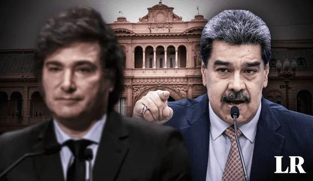 Nicolás Maduro aseguró que Javier Milei es un "neonazi". Foto: composición Fabrizio Oviedo/LR/AFP