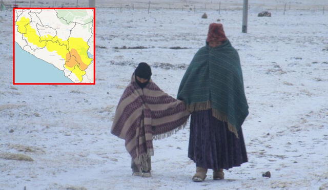 Senamhi reporta 8 regiones afectadas por el frío. Composición: LR/Andina