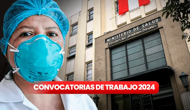 El Ministerio de Salud tiene disponible 10 vacantes de trabajo. Foto: composición LR/Andina