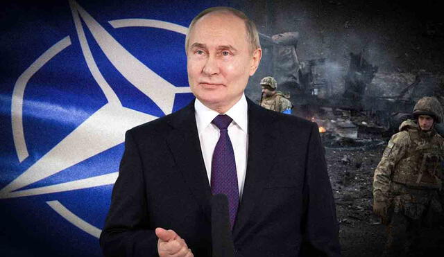 Vladimir Putin advirtió a los países pequeños de la OTAN que vienen promoviendo ataques de Ucrania contra su territorio.Foto: composición LR/AFP