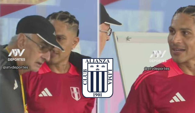Paolo Guerrero viene entrenando en la Videna para los amistosos de la selección peruana. Foto: composición LR/captura ATV